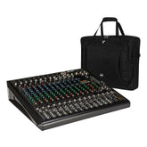 RCF F-16XR 12-Kanal-Mischpult, Aufnahme-Karaoke-FX-Pult + Tasche